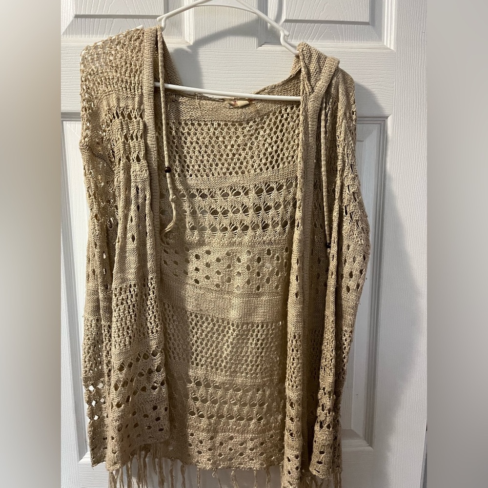 Tan Cardigan